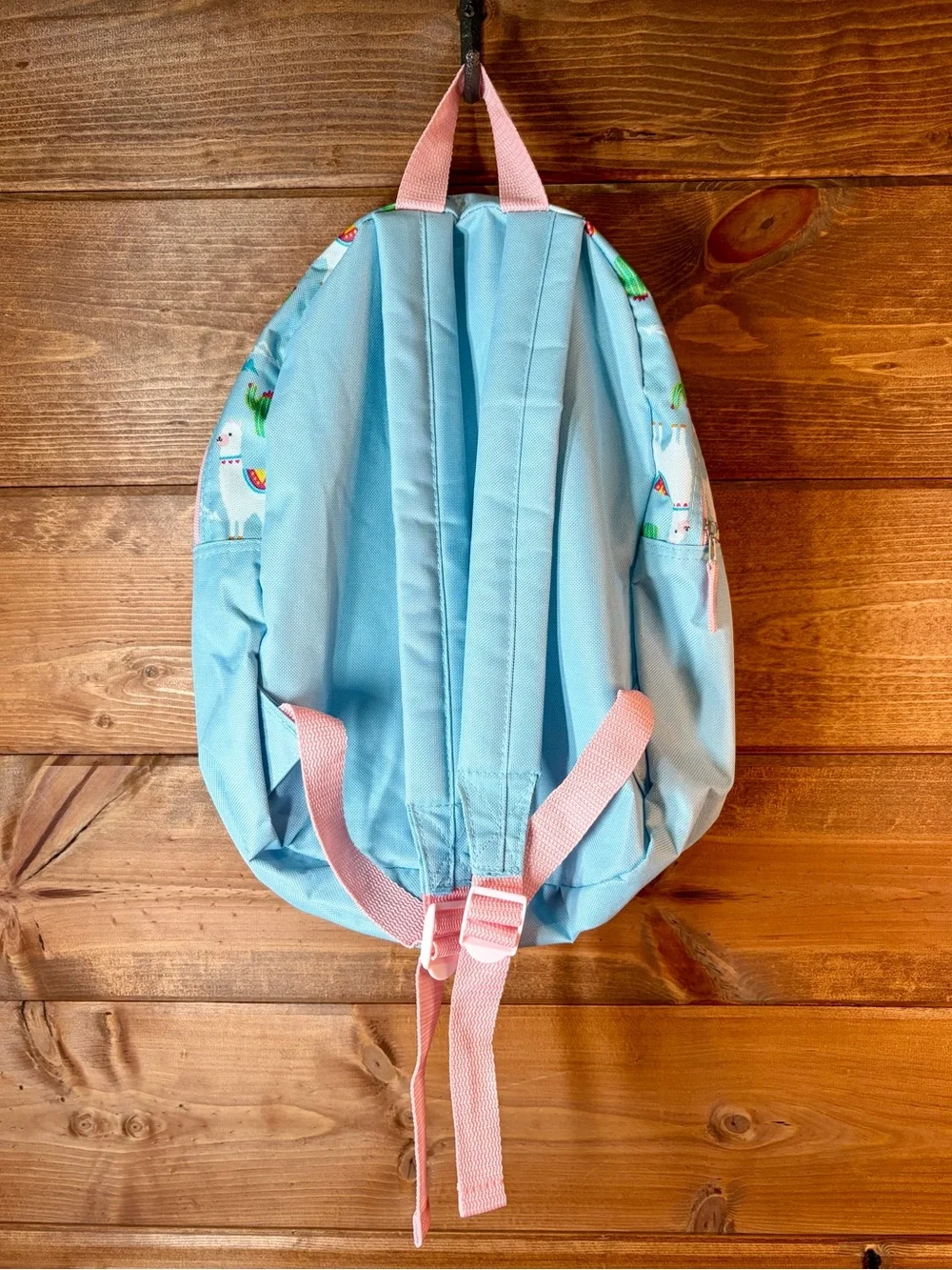 Kids NWOT Llama Print Backpack - Pink and Light Blue 💕🌸